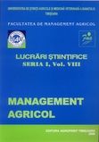 Simpozion Stiintific Managementul intensivizarii productiei agricole USAMVB Timisoara, 25-26 Mai 2006